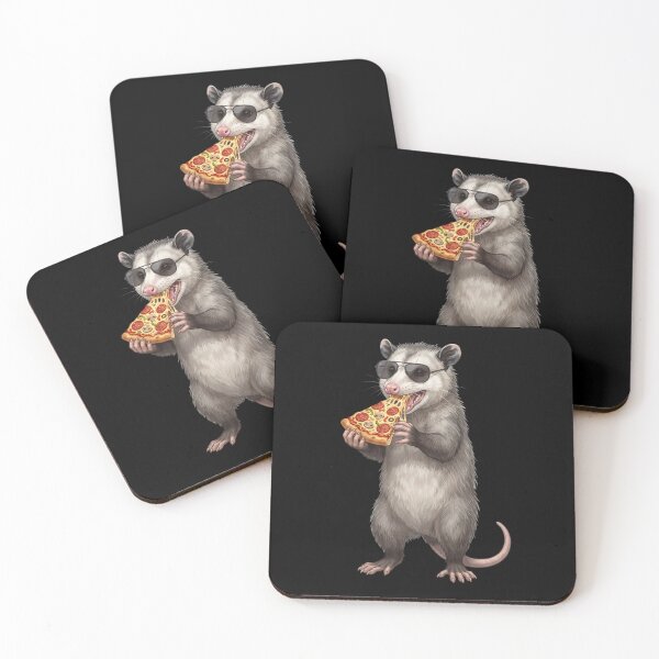 Item preview, Funny Opossum Eating Pizza Animal Lover designed and sold by TerryConnells.