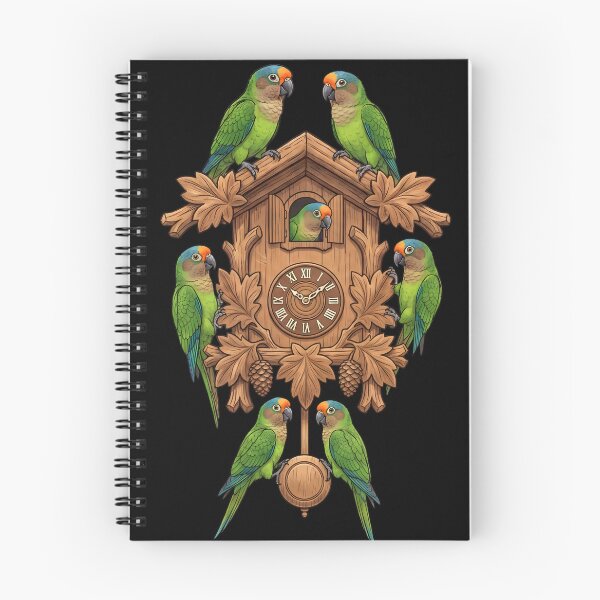 Item preview, Funny Peach Fronted Conure Parrot Clock Mom Dad Lover designed and sold by TerryConnells.