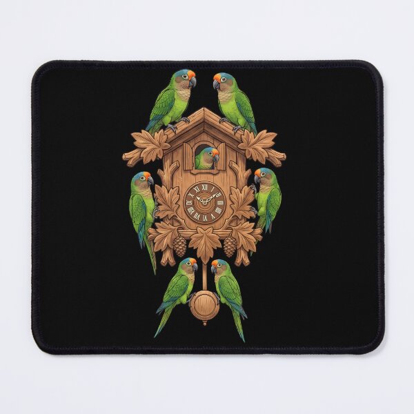 Item preview, Funny Peach Fronted Conure Parrot Clock Mom Dad Lover designed and sold by TerryConnells.