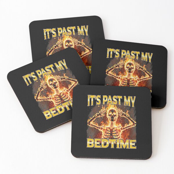 Item preview, Past My Bedtime Skeleton Meme Edgy Sleep Deprived Humor designed and sold by tadmercado.