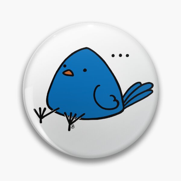 Item preview, Nonplussed Bluebird designed and sold by CatfeatherArt.