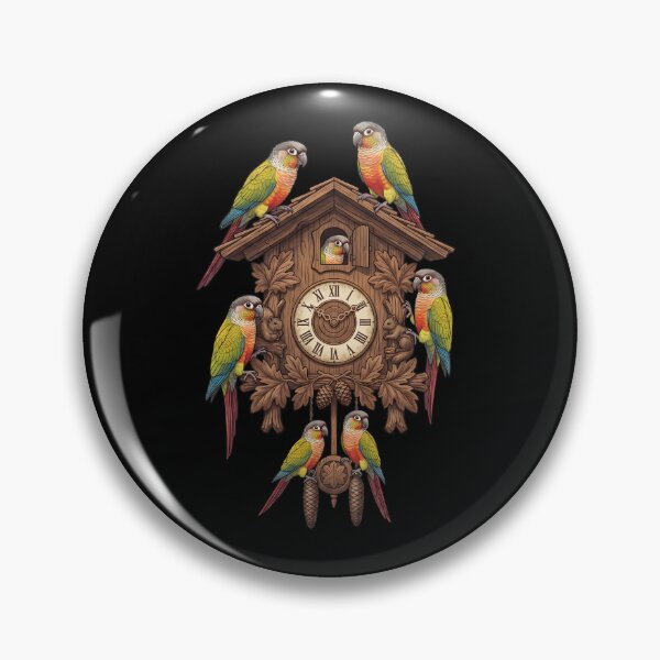 Item preview, Funny Pineapple Green Cheeked Conure Parrot Clock Mom Dad Lover designed and sold by TerryConnells.