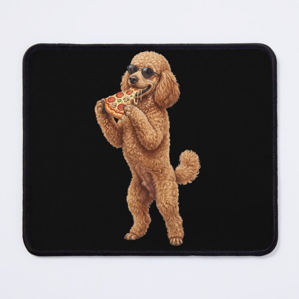 Item preview, Funny Poodle Eating Pizza Dog Mom Dad Lover designed and sold by TerryConnells.