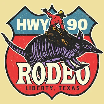 Artwork thumbnail, HWY 90 Rodeo by DesignBurger