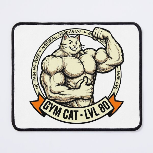 Item preview, GYM CAT designed and sold by Raxezis.