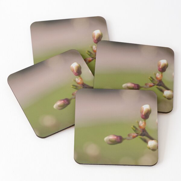 Item preview, Emerging Leaf and Flower Buds close-up - Nature Aesthetic designed and sold by vikko-art.
