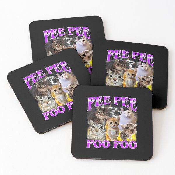 Item preview, Pee Pee Poo Poo Cat Meme Chaotic Funny Humor designed and sold by tadmercado.
