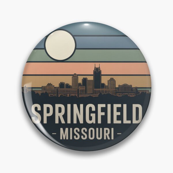 Item preview, Springfield, Missouri: Insignia del horizonte con puesta de sol tenue designed and sold by CircinusStore.
