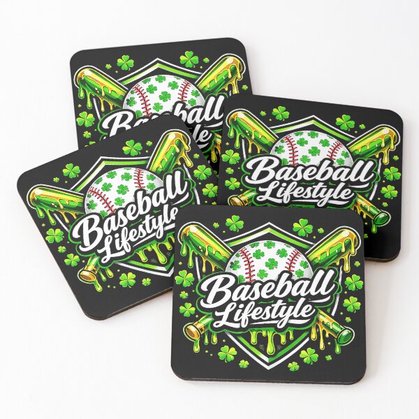 Item preview, Baseball Lifestyle Shamrock Drip Lucky Sports  designed and sold by miaa-artistshop.
