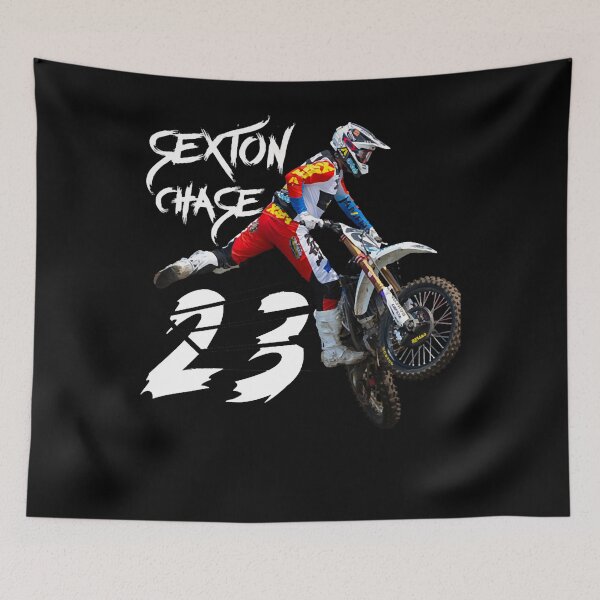 Item preview, Sexton Chase 23 Motocross Rider Graphic designed and sold by FroggyBaBoy.
