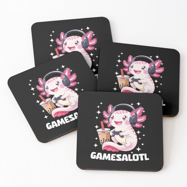 Item preview, Gamesalotl Axolotl Gamer Boba Cute Gaming  designed and sold by FGTV2021.