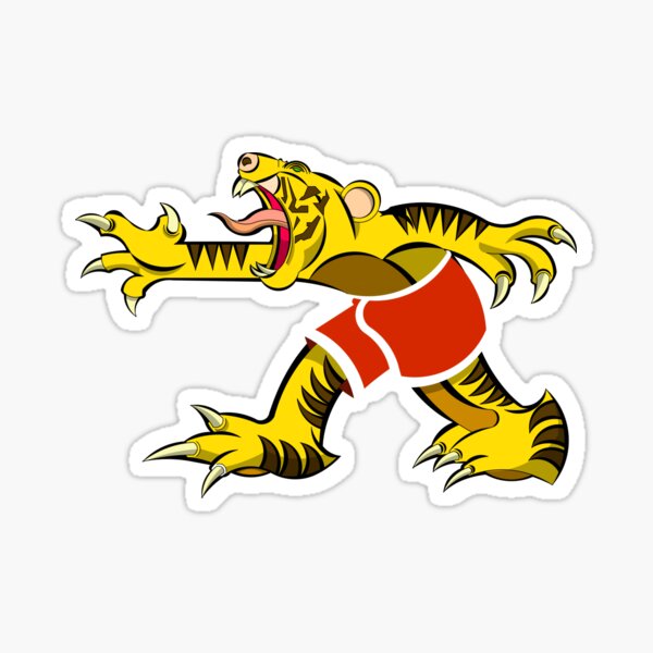Slashing tiger  Sticker