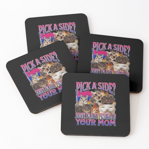 Item preview, Pick A Side Cat Meme Funny Pride Chaos Humor designed and sold by tadmercado.