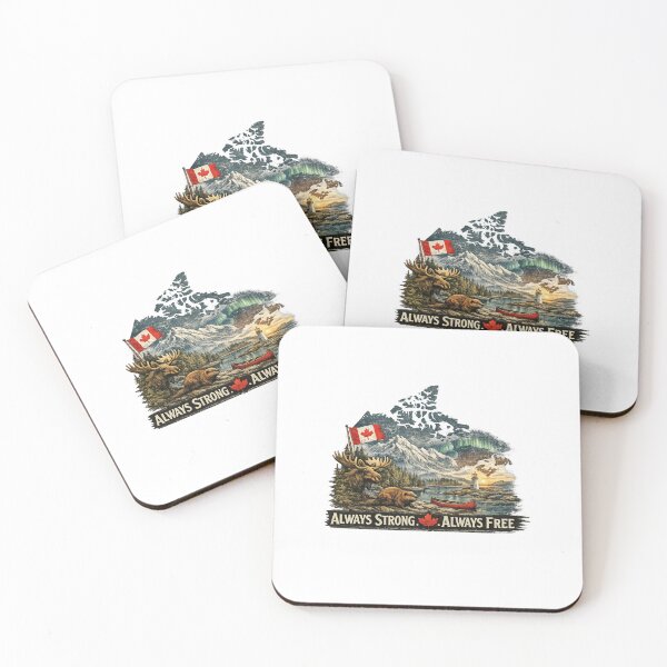Item preview, Canada: Always strong, always free. designed and sold by AFKandBeyond.