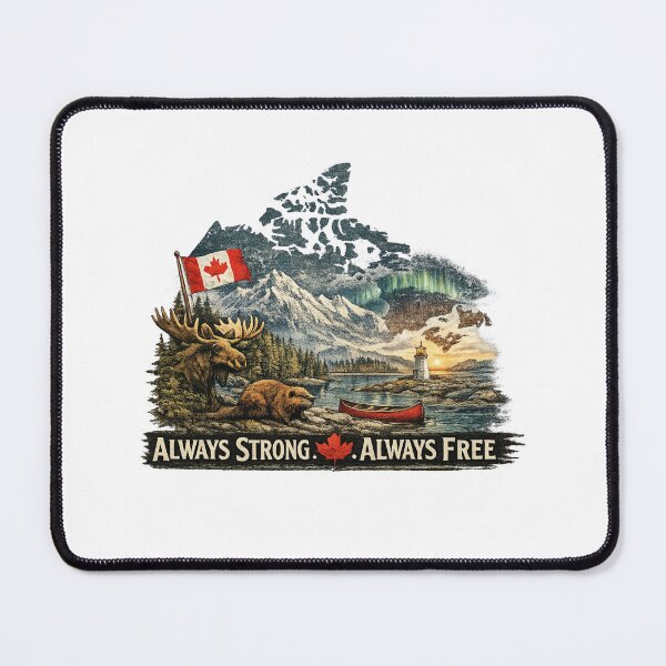 Item preview, Canada: Always strong, always free. designed and sold by AFKandBeyond.