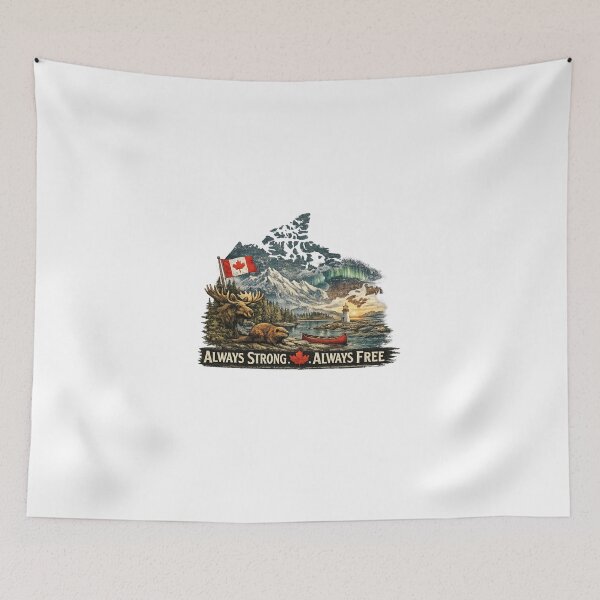 Item preview, Canada: Always strong, always free. designed and sold by AFKandBeyond.