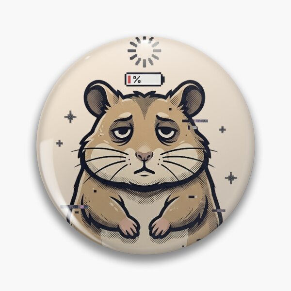 Item preview, Mentally Buffering Hamster Tee – Alt Meme Stickers designed and sold by ZyxDes.