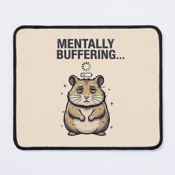 Item preview, Mentally Buffering Hamster Tee – Alt Meme Stickers designed and sold by ZyxDes.