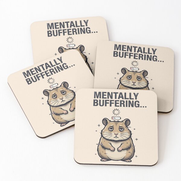 Item preview, Mentally Buffering Hamster Tee – Alt Meme Stickers designed and sold by ZyxDes.