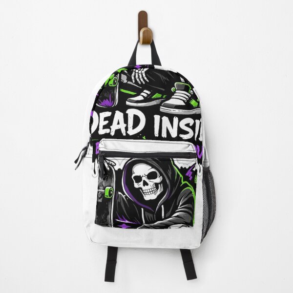 Item preview, Dead Inside But Dripped Out Skeleton Skateboard Sticker – Streetwear Aesthetic Graphic . designed and sold by ZenGrowth4.