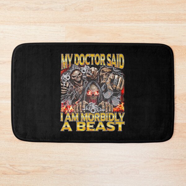 Item preview, Morbidly A Beast Skeleton Meme Edgy Dark Aesthetic designed and sold by tadmercado.