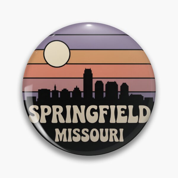 Item preview, Springfield, Missouri: Insignia del horizonte con puesta de sol en tonos morados y naranjas designed and sold by CircinusStore.