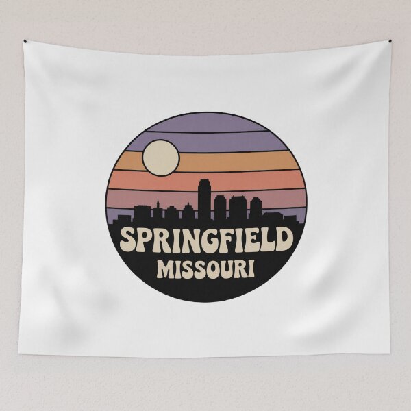 Artikelvorschau, Springfield, Missouri: Abzeichen für den lila-orangenen Sonnenuntergang am Horizont entworfen und verkauft von CircinusStore.