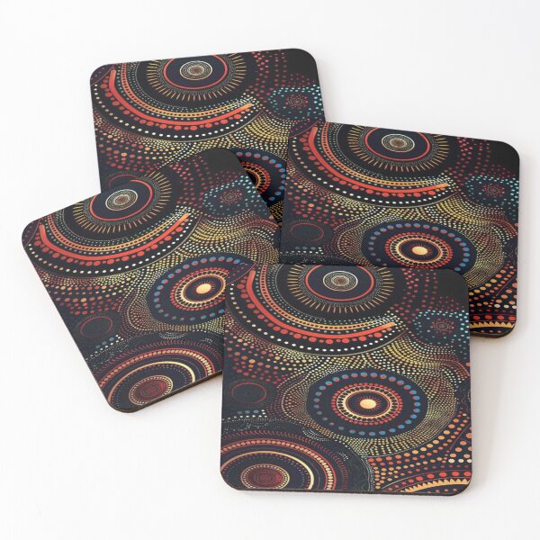 Item preview, Multicolor aboriginal detailed design  designed and sold by NivyasArtistry.