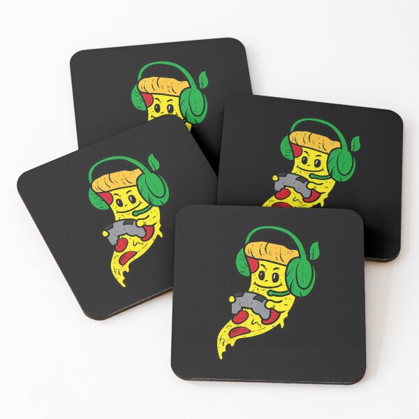 Item preview, Gamer Pizza Slice Headset Funny Gaming Food Meme designed and sold by FGTV2021.