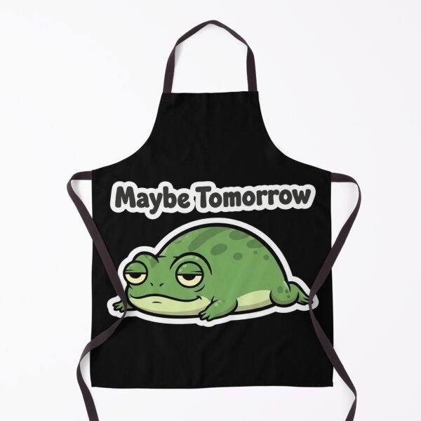 Item preview, Maybe Tomorrow Lazy Frog Sticker designed and sold by Mojbin.