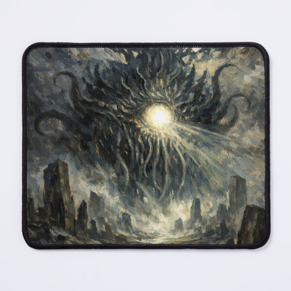 Item preview, Eldritch Awakening – Cosmic Horror Entity Over a Ruined World designed and sold by cr6zym1nd.