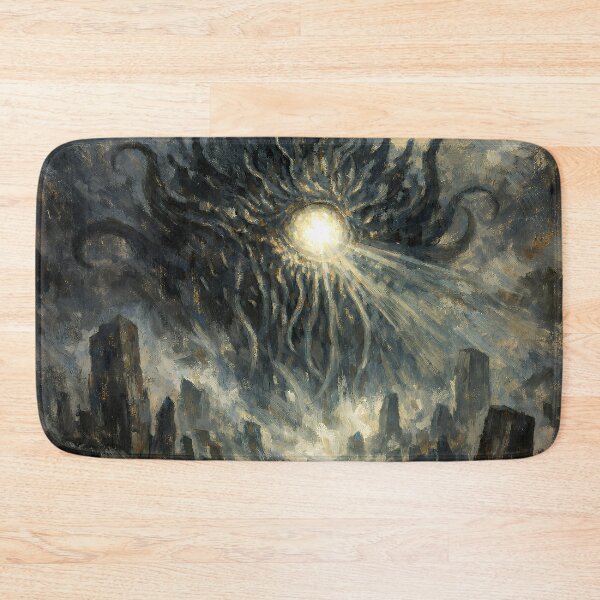 Item preview, Eldritch Awakening – Cosmic Horror Entity Over a Ruined World designed and sold by cr6zym1nd.