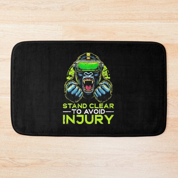 Item preview, Stand Clear To Avoid Injury Gorilla VR Gamer  designed and sold by FGTV2021.