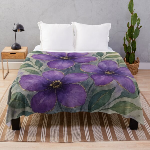 Item preview, Violet Flowers designed and sold by GraphicsClub.
