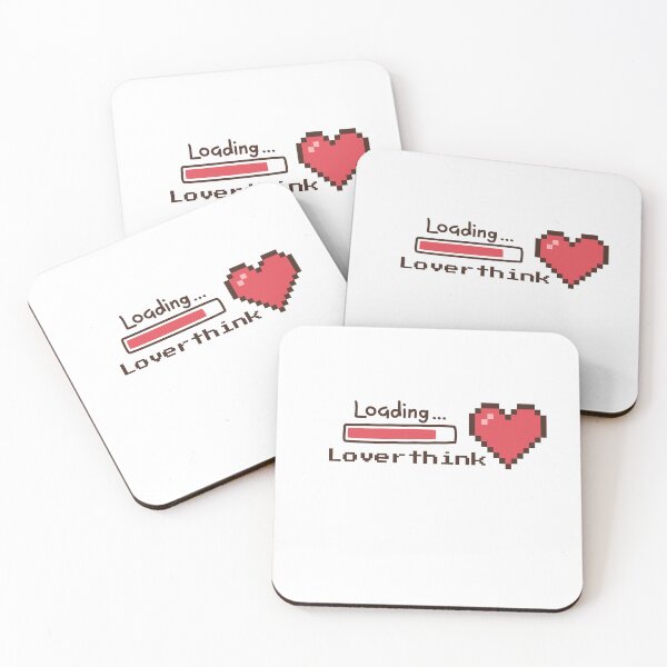 Item preview, Funny Pixel Heart Loading Overthink Art designed and sold by Atlasoloji.