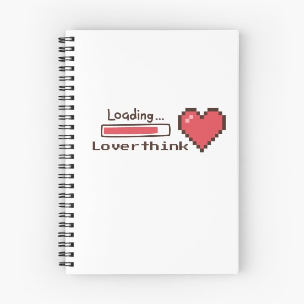 Item preview, Funny Pixel Heart Loading Overthink Art designed and sold by Atlasoloji.