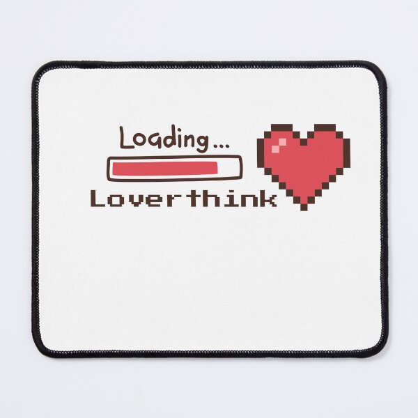 Item preview, Funny Pixel Heart Loading Overthink Art designed and sold by Atlasoloji.