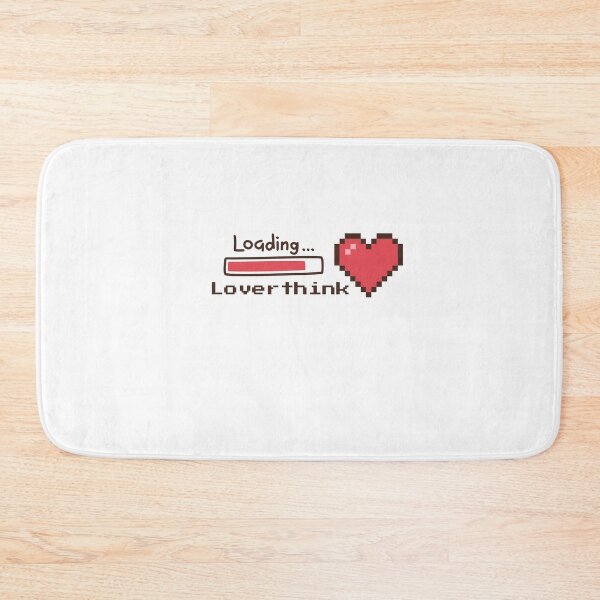Item preview, Funny Pixel Heart Loading Overthink Art designed and sold by Atlasoloji.