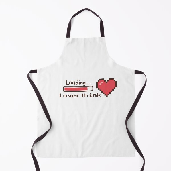 Item preview, Funny Pixel Heart Loading Overthink Art designed and sold by Atlasoloji.