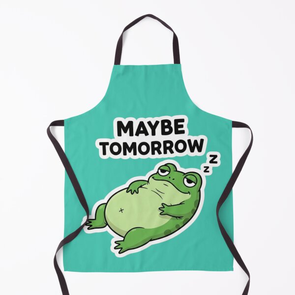 Item preview, Maybe Tomorrow Sleeping Frog Sticker designed and sold by Mojbin.