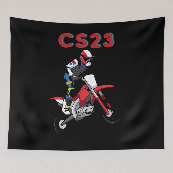 Item preview, CS23 Cartoon Motocross Rider Graphic designed and sold by FroggyBaBoy.