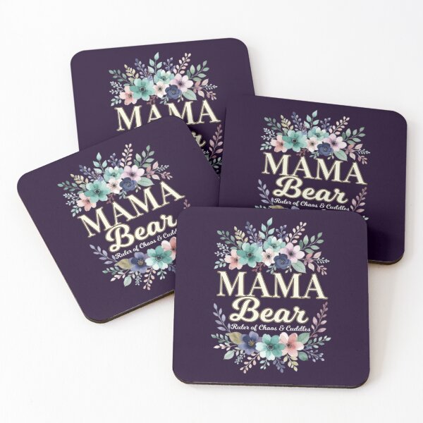 Item preview, Mama Bear Floral Ruler Of Chaos And Cuddles designed and sold by Syrupulse.