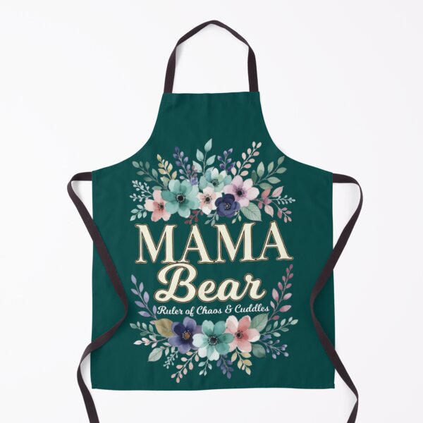 Item preview, Mama Bear Floral Ruler Of Chaos And Cuddles designed and sold by Syrupulse.