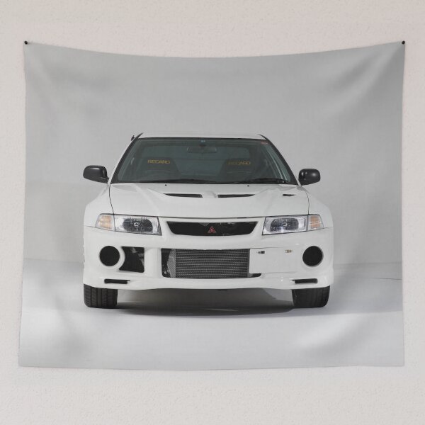 Item preview, Mitsubishi Lancer Evolution VI RS – JDM Rally Legend Poster designed and sold by Road To Track.
