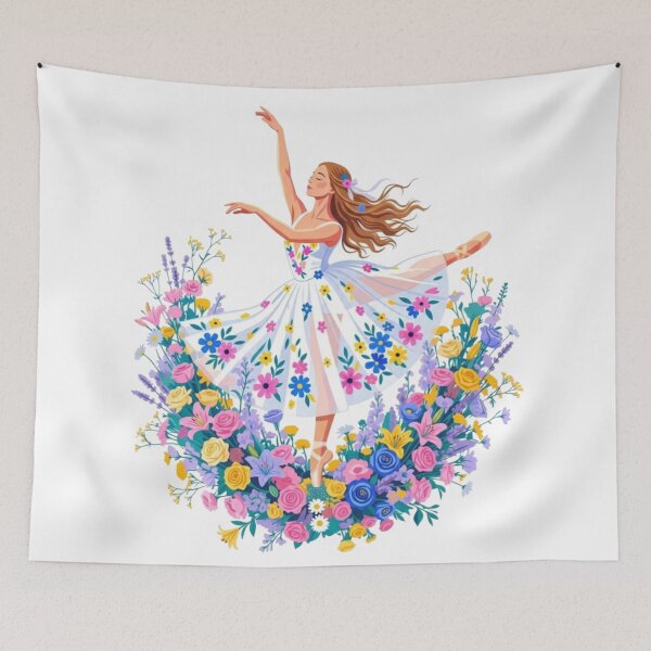 Item preview, Beautiful girl dancing ballet designed and sold by PP&RAINBOW SHOP.