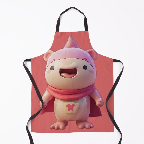 Item preview, Adorable Pink Superhero Creature - Cute Kawaii Guardian Art designed and sold by Suksak.