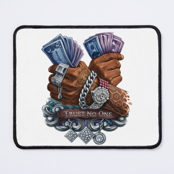Item preview, Trust No One – Money & Hustle Street Art Design designed and sold by CreatifyTee.