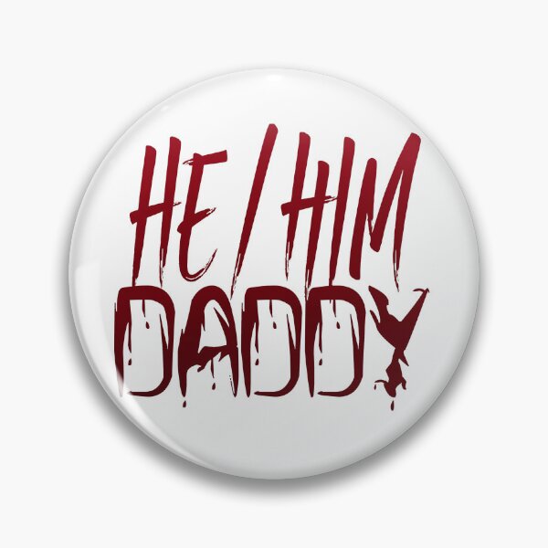 Artikelvorschau, Er, Ihn, Daddy – Gothic Drip Text Sticker entworfen und verkauft von charliebarly.