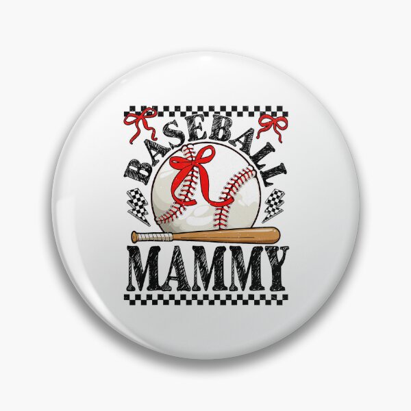 Item preview, Baseball Mammy Coquette Bow Sports Mom Design designed and sold by miaa-artistshop.
