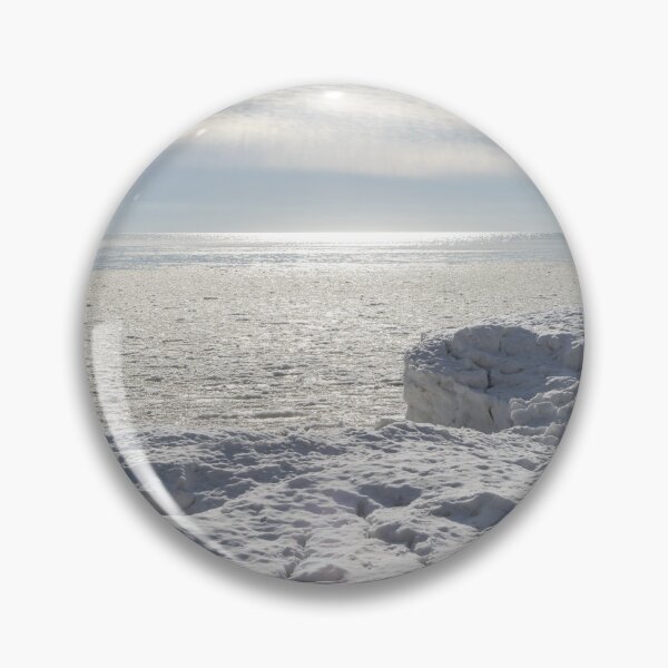 Item preview, Sunlit Winter Sea View with Icebergs designed and sold by Georgia Mizuleva.